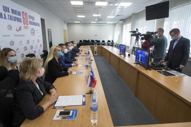 NASA image: Expedition 64 Crew Press Conference