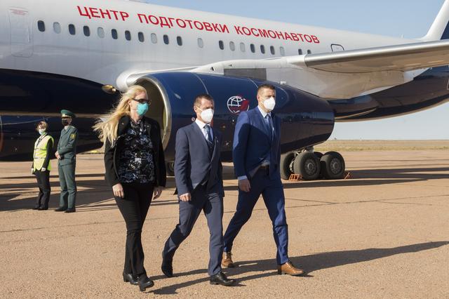 NASA image: Expedition 64 Arrival in Baikonur