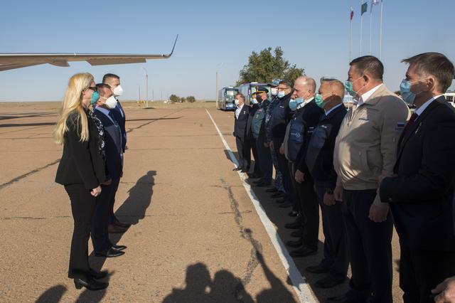 NASA image: Expedition 64 Arrival in Baikonur