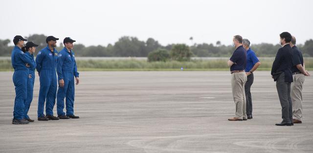 NASA image: SpaceX Crew-1 Crew Arrival
