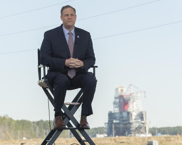Hot Fire Test of SLS Rocket Core Stage