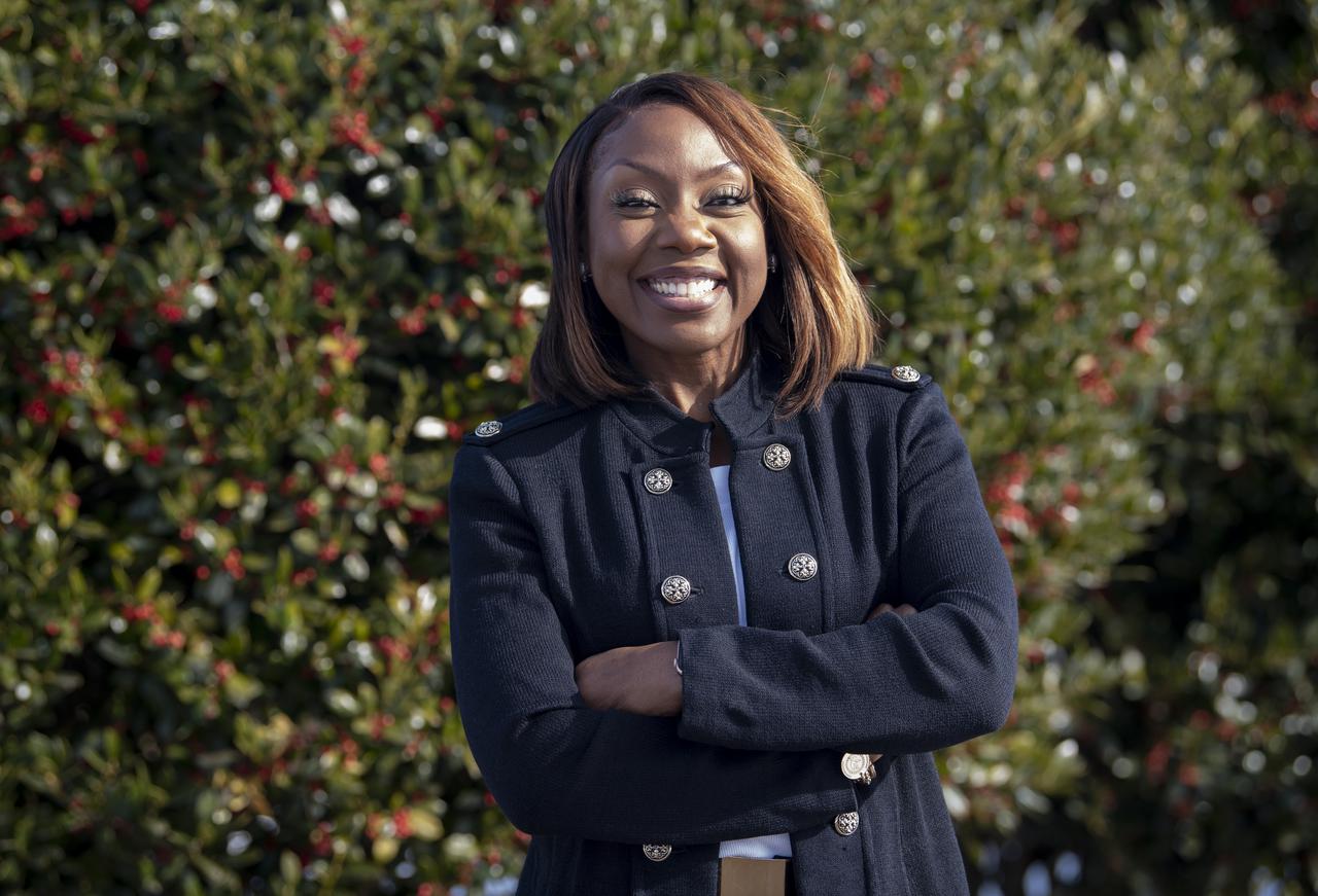 "I still can't get over the fact that I actually work at NASA. If you had told the little girl years ago who was watching the shuttle launches from our family room in Uganda, I could never believe it would be possible.    "It’s been such a great journey because the rejection along the way instilled in me the humility and determination I needed to work harder and believe in myself. I learned that if I believed in myself and not take it personally, great things will come my way. I’ve worked with people who felt comfortable teaching me new things and letting me explore.    Legacy is really important to me. Many who came before gave me the opportunity to have a seat at the table. Now that I am here, I want to ensure I do my best so others can get access to more opportunities and those at the table can see past their differences, and are not looked at as just a woman, or as a woman of color, but as a person who actually knows what they’re talking about."  Tabisa Taliwaku Kalisa, Communications Manager in the Office of Procurement at NASA Headquarters, poses for a portrait, Thursday, Feb. 4, 2021, in Virginia.  Photo Credit: (NASA/Joel Kowsky)