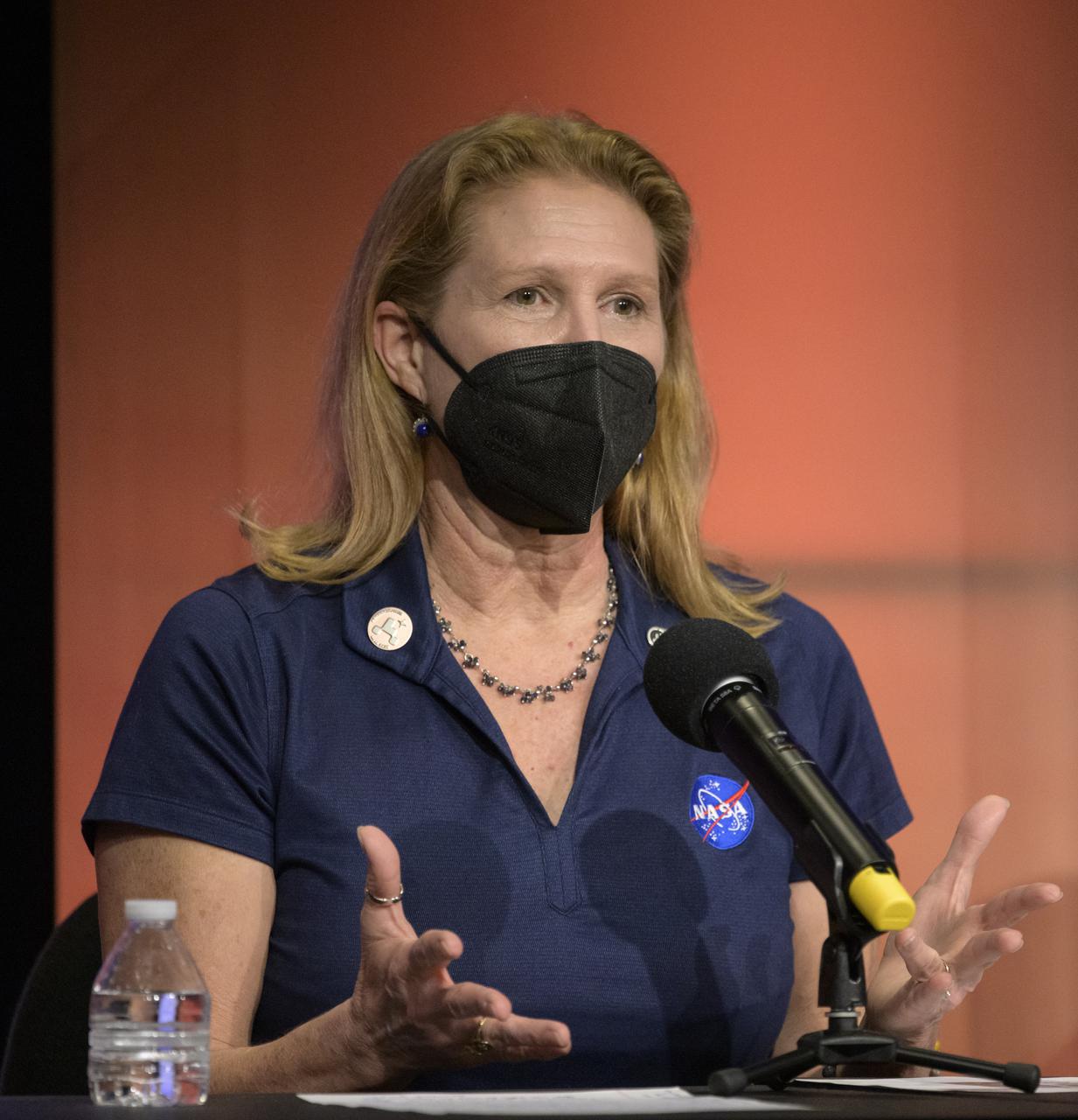 Director of NASA's Science Mission Directorate’s Planetary Science Division, Lori Glaze, gives remarks during a NASA Perseverance rover mission science overview, Tuesday, Feb. 16, 2021, at NASA's Jet Propulsion Laboratory in Pasadena, California. The Perseverance Mars rover is due to land on Mars Thursday, Feb. 18, 2021. A key objective for Perseverance’s mission on Mars is astrobiology, including the search for signs of ancient microbial life. The rover will characterize the planet’s geology and past climate, pave the way for human exploration of the Red Planet, and be the first mission to collect and cache Martian rock and regolith. Photo Credit: (NASA/Bill Ingalls)