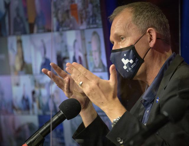 NASA image: Mars 2020 Post-Landing Briefing