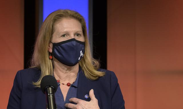 NASA image: Mars 2020 Post-Landing Briefing