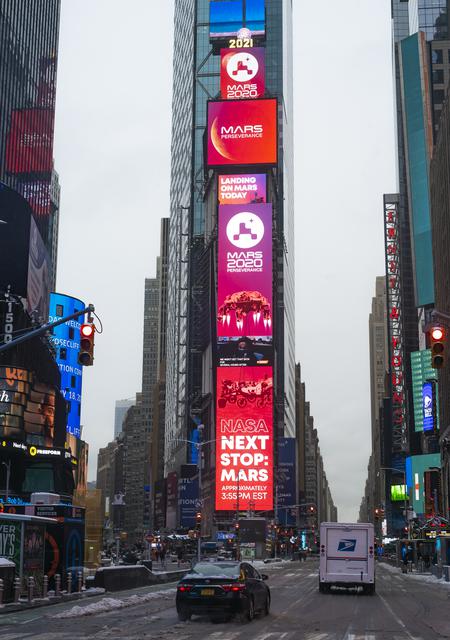 NASA image: NASA Mars Perseverance Live at One Times Square