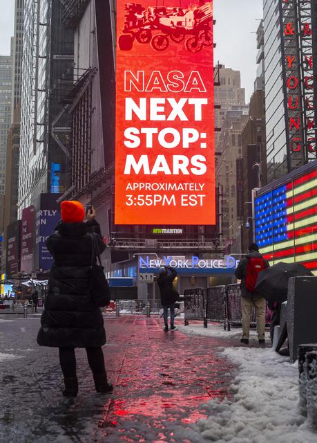NASA image: NASA Mars Perseverance Live at One Times Square