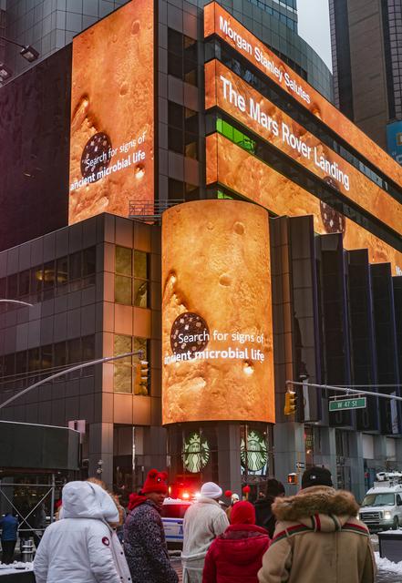 NASA image: NASA Mars Perseverance Live at One Times Square