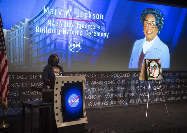 NASA image: Mary W. Jackson NASA Headquarters Naming Ceremony