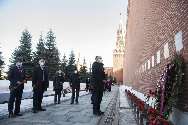 NASA image: Expedition 65 Red Square Visit
