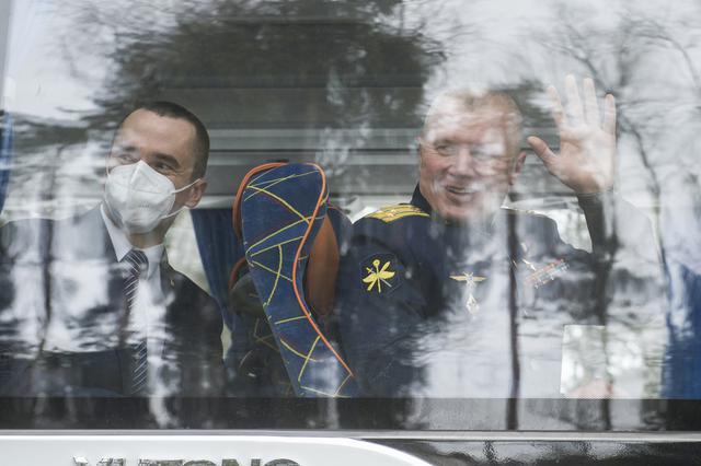 NASA image: Expedition 65 Crew Departure