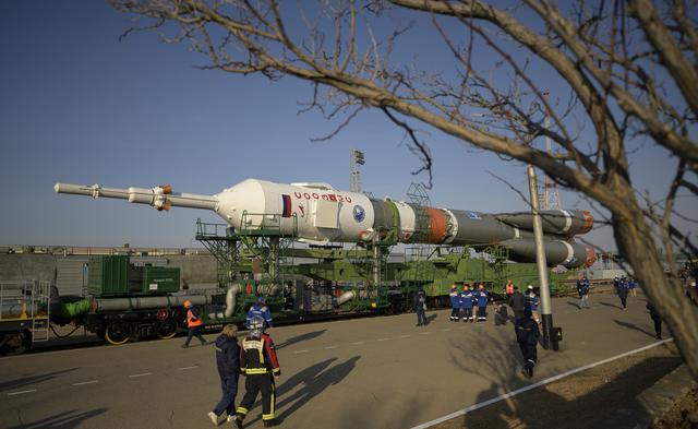 NASA image: Expedition 65 Soyuz Rollout