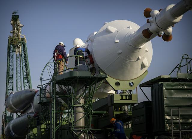 NASA image: Expedition 65 Soyuz Rollout