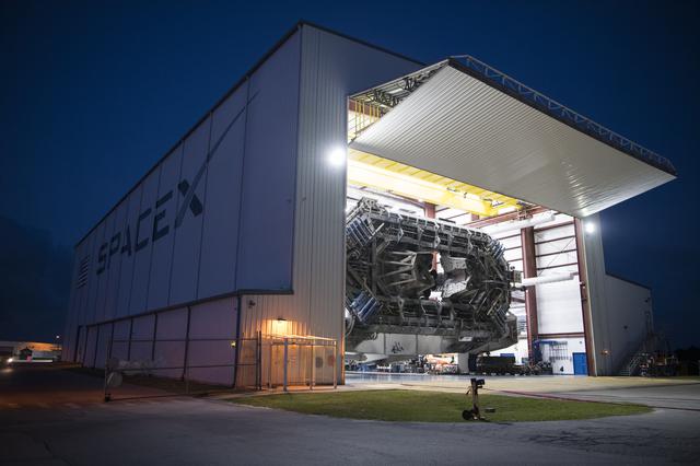 NASA image: SpaceX Crew-2 Rollout