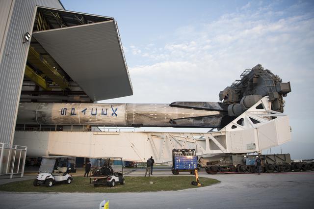 NASA image: SpaceX Crew-2 Rollout