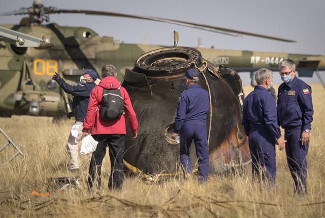 NASA image: Expedition 64 Soyuz Landing