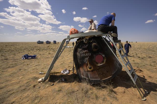 NASA image: Expedition 64 Soyuz Landing