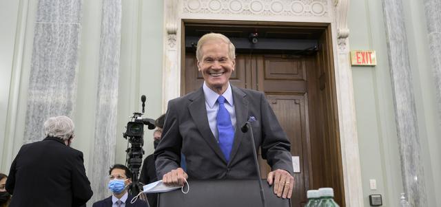 NASA image: Bill Nelson Senate Confirmation Hearing