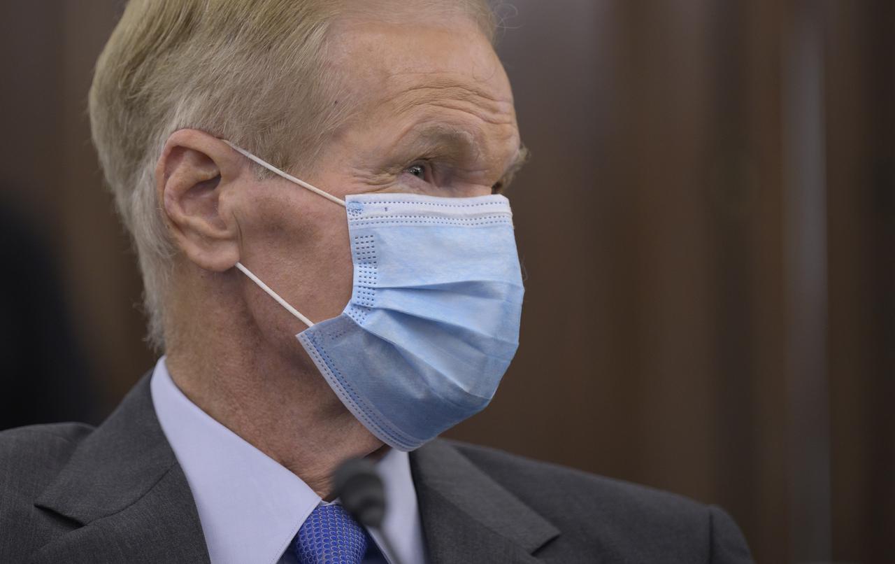 Former U.S. Senator Bill Nelson, President Biden’s nominee to be the next administrator of NASA, appears before the Senate Committee on Commerce, Science, and Transportation, Wednesday, April 21, 2021, Russell Senate Office Building in Washington. Photo Credit: (NASA/Bill Ingalls)