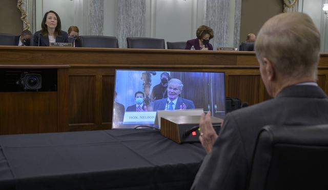 NASA image: Bill Nelson Senate Confirmation Hearing