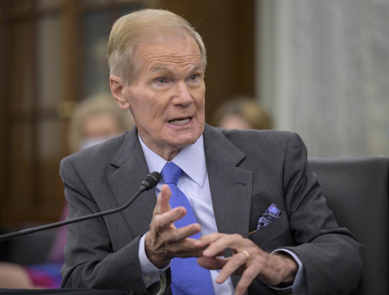 Former U.S. Senator Bill Nelson, President Biden’s nominee to be the next administrator of NASA, appears before the Senate Committee on Commerce, Science, and Transportation, Wednesday, April 21, 2021, Russell Senate Office Building in Washington. Photo Credit: (NASA/Bill Ingalls)