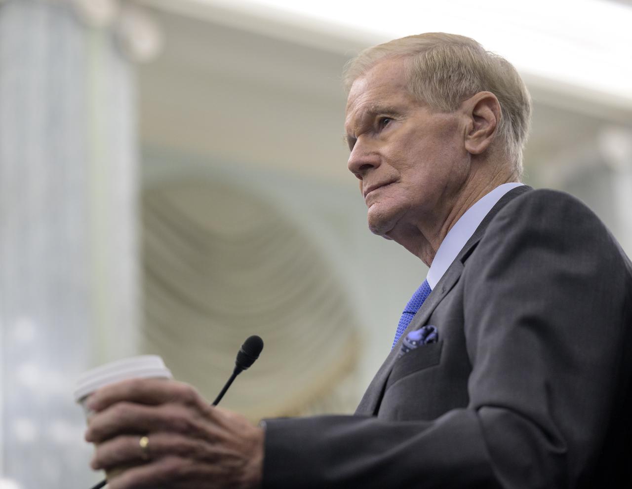 Former U.S. Senator Bill Nelson, President Biden’s nominee to be the next administrator of NASA, appears before the Senate Committee on Commerce, Science, and Transportation, Wednesday, April 21, 2021, Russell Senate Office Building in Washington. Photo Credit: (NASA/Bill Ingalls)