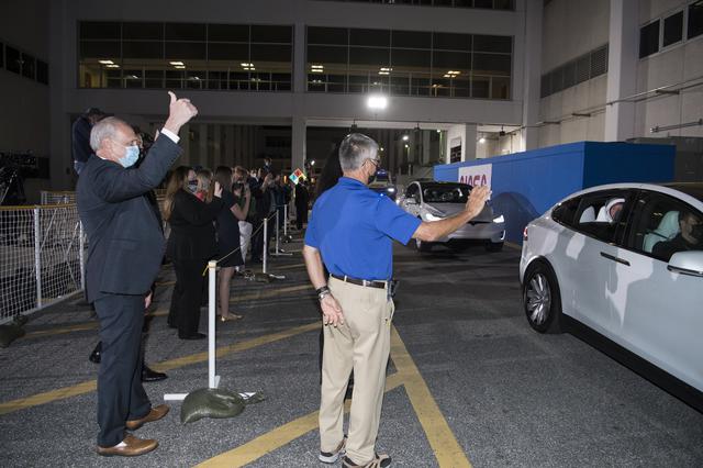 NASA image: SpaceX Crew-2 Crew Walkout