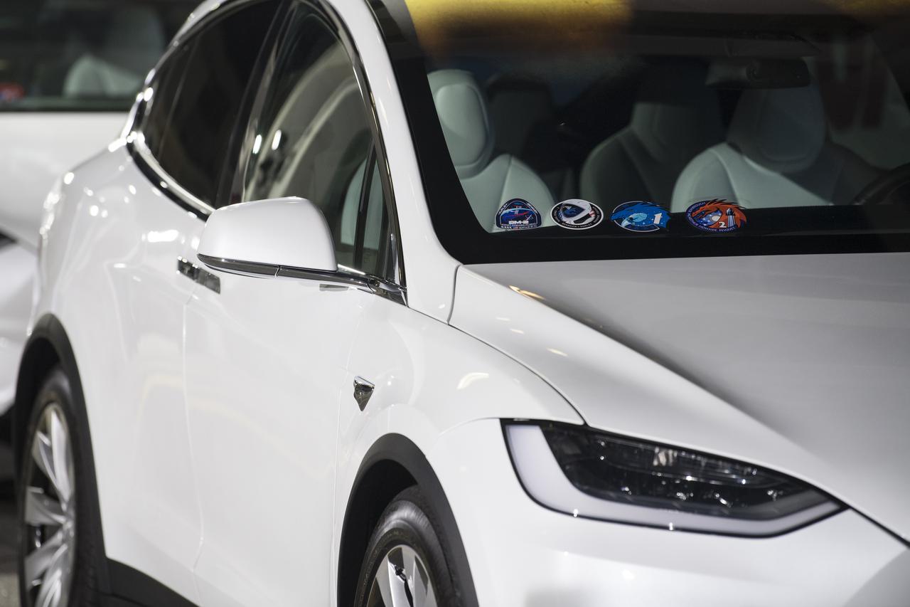 One of the vehicles that will carry NASA astronauts Shane Kimbrough and Megan McArthur, ESA (European Space Agency) astronaut Thomas Pesquet, and Japan Aerospace Exploration Agency (JAXA) astronaut Akihiko Hoshide, to Launch Complex 39A to board the SpaceX Crew Dragon spacecraft for the Crew-2 mission launch to the International Space Station, are seen as they prepare to depart the Neil  A. Armstrong Operations and Checkout Building, Friday, April 23, 2021, at NASA’s Kennedy Space Center in Florida. The license plates read "Reduce," "Reuse," and "Recycle." Kimbrough, McArthur, Pesquet, and Hoshide launched at 5:49 a.m. EDT from Launch Complex 39A. Photo Credit: (NASA/Aubrey Gemignani)