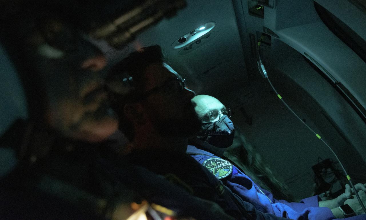 NASA Flight Surgeon Blake Chamberlain and other NASA and SpaceX support teams helicopter out to the SpaceX GO Navigator recovery ship to prepare for the landing of the SpaceX Crew Dragon Resilience spacecraft with NASA astronauts Mike Hopkins, Shannon Walker, and Victor Glover, and Japan Aerospace Exploration Agency (JAXA) astronaut Soichi Noguchi aboard in the Gulf of Mexico off the coast of Panama City, Florida, Saturday, May 1, 2021. NASA’s SpaceX Crew-1 mission is the first crew rotation flight of the SpaceX Crew Dragon spacecraft and Falcon 9 rocket with astronauts to the International Space Station as part of the agency’s Commercial Crew Program. Photo Credit: (NASA/Bill Ingalls)