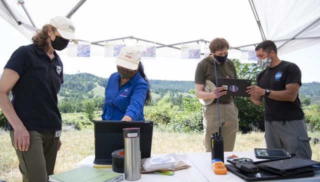 NASA image: STEReO Field Testing