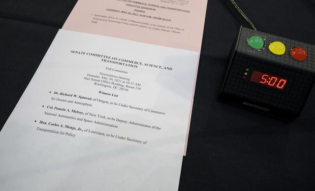 NASA image: Pam Melroy Senate Confirmation Hearing