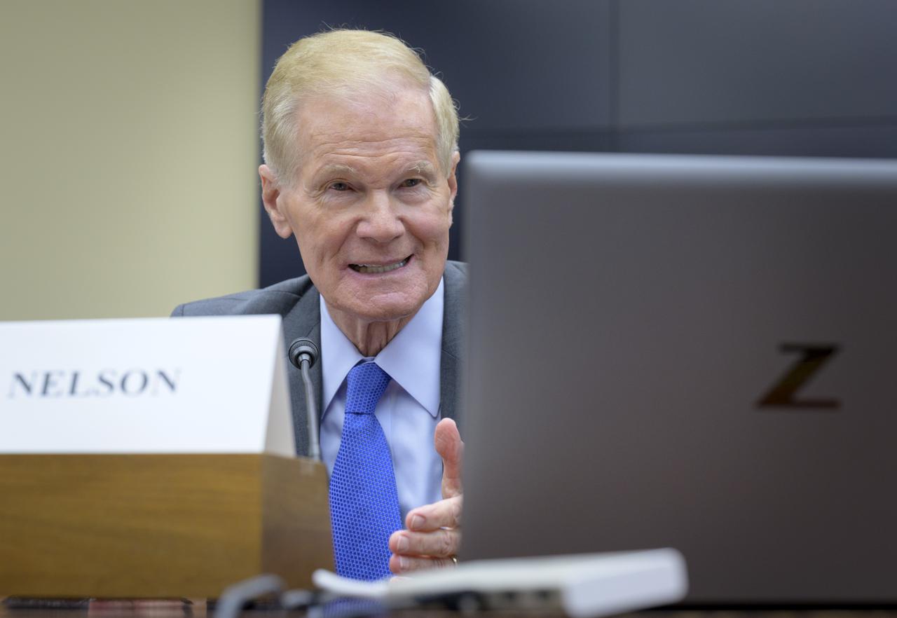 NASA Administrator Bill Nelson testifies before the House Committee on Science, Space, and Technology during a hearing on the fiscal year 2022 budget proposal, Wednesday, June 23, 2021 at the Rayburn House Office Building in Washington. Photo Credit: (NASA/Bill Ingalls)