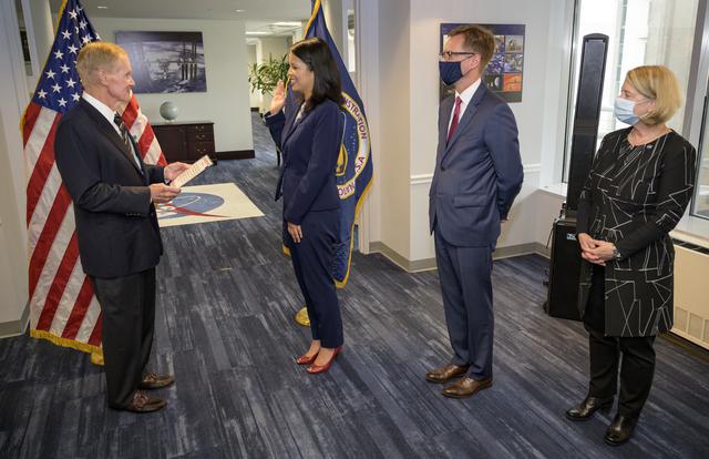 NASA image: NASA Chief Financial Officer Margaret Vo Schaus Swearing-In