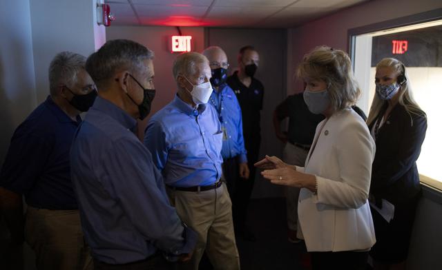 NASA image: NASA Leadership Tours Wallops Flight Facility