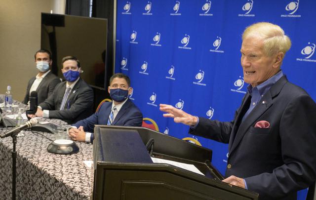 NASA image: Space Symposium Media Briefing