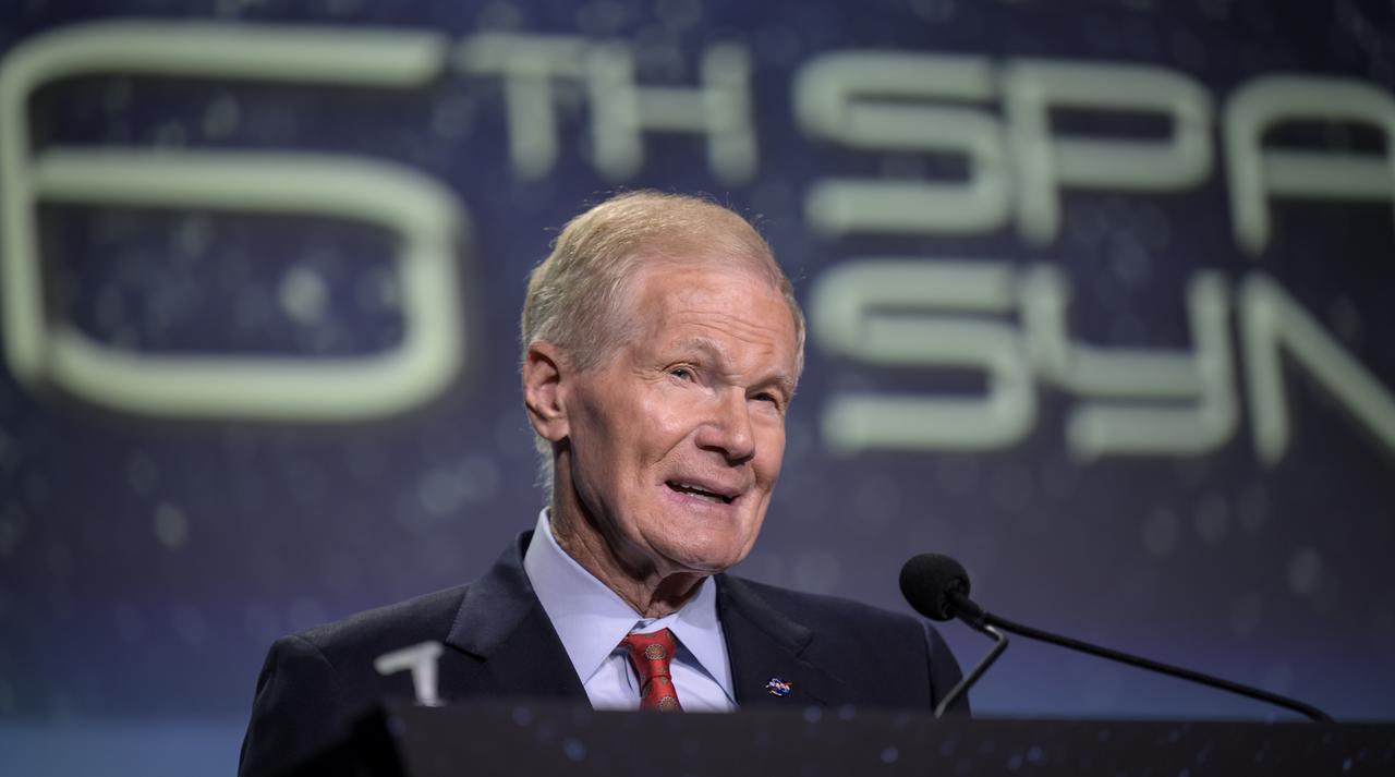 NASA Administrator Bill Nelson gives keynote remarks during the 36th Space Symposium, Tuesday, Aug. 24, 2021, in Colorado Springs, Colorado. Photo Credit: (NASA/Bill Ingalls)