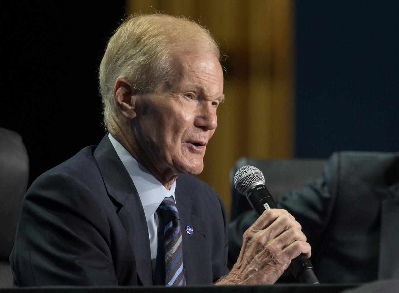 NASA Administrator Bill Nelson gives remarks in a Heads of Agency panel discussion, during the 36th Space Symposium, Wednesday, Aug. 25, 2021, in Colorado Springs, Colorado. Photo Credit: (NASA/Bill Ingalls)