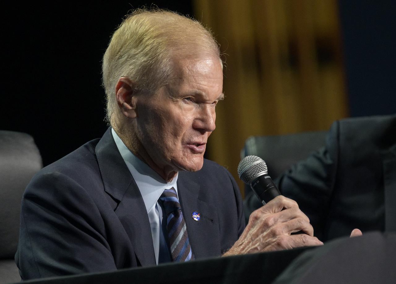 NASA Administrator Bill Nelson gives remarks in a Heads of Agency panel discussion, during the 36th Space Symposium, Wednesday, Aug. 25, 2021, in Colorado Springs, Colorado. Photo Credit: (NASA/Bill Ingalls)
