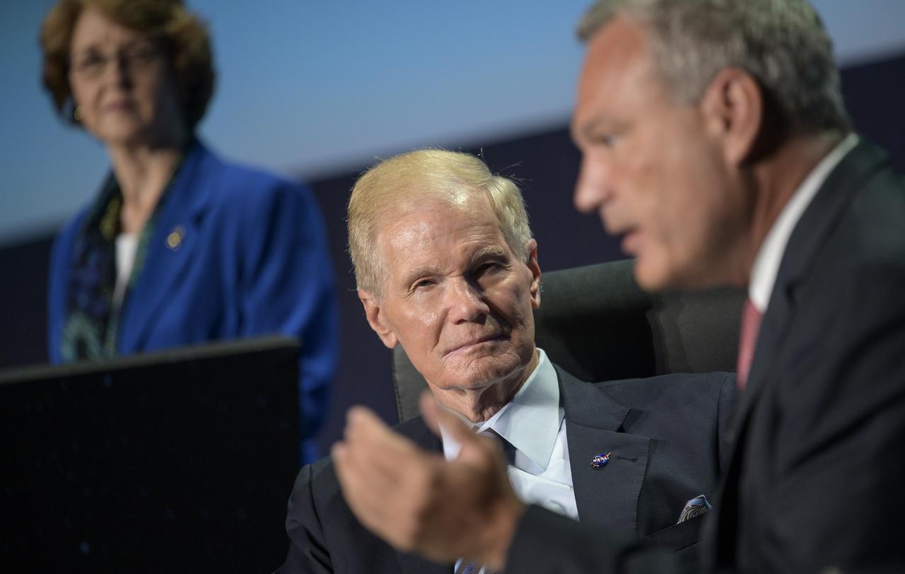 NASA Administrator Bill Nelson listens in a Heads of Agency panel discussion, during the 36th Space Symposium, Wednesday, Aug. 25, 2021, in Colorado Springs, Colorado. Photo Credit: (NASA/Bill Ingalls)