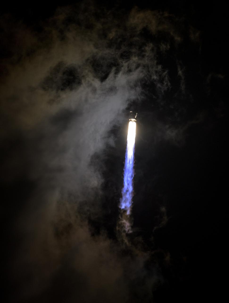 A United Launch Alliance Atlas V rocket with the Lucy spacecraft aboard launches from Space Launch Complex 41, Saturday, Oct. 16, 2021, at Cape Canaveral Space Force Station in Florida. Lucy will be the first spacecraft to study Jupiter's Trojan Asteroids. Like the mission's namesake – the fossilized human ancestor, "Lucy," whose skeleton provided unique insight into humanity's evolution – Lucy will revolutionize our knowledge of planetary origins and the formation of the solar system. Photo Credit: (NASA/Bill Ingalls)