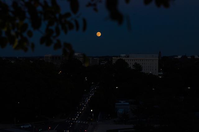 NASA image: Moonrise Over Washington
