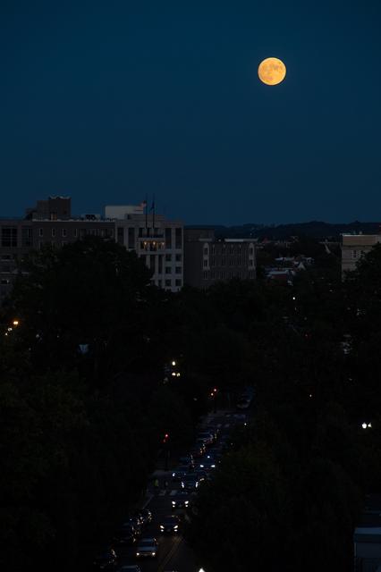 NASA image: Moonrise Over Washington