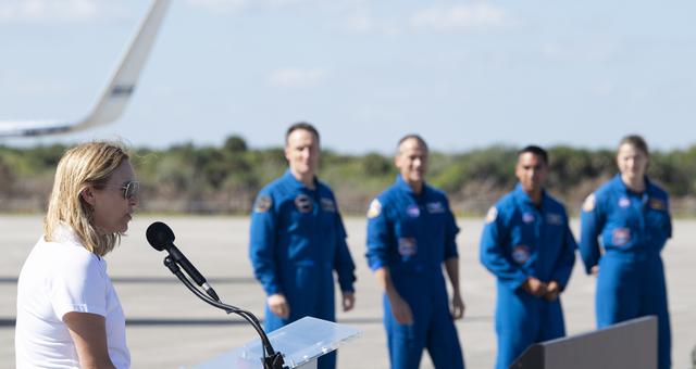 NASA image: SpaceX Crew-3 Crew Arrival
