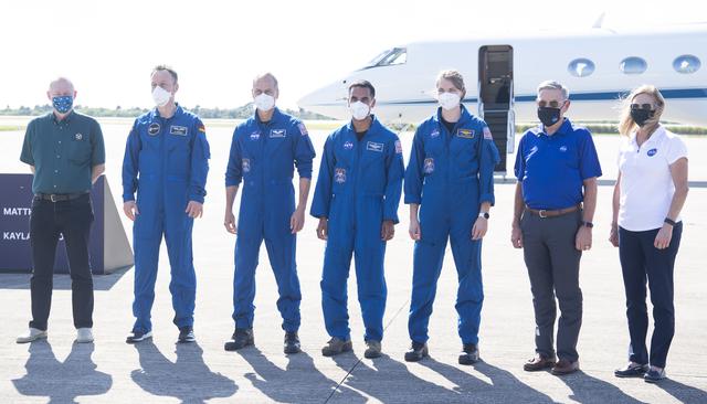 NASA image: SpaceX Crew-3 Crew Arrival