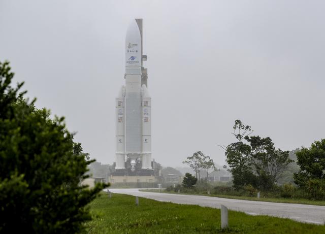 NASA image: Ariane 5 Rollout with James Webb Space Telescope