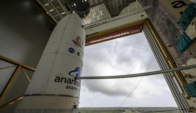NASA image: Ariane 5 Rollout with James Webb Space Telescope