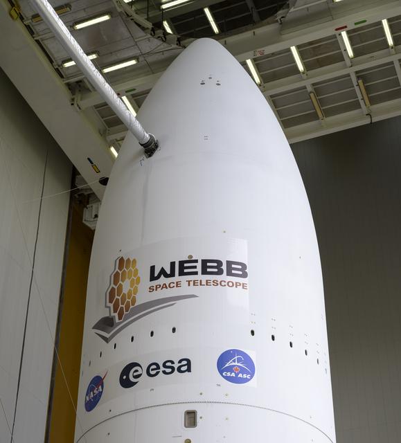 NASA image: Ariane 5 Rollout with James Webb Space Telescope