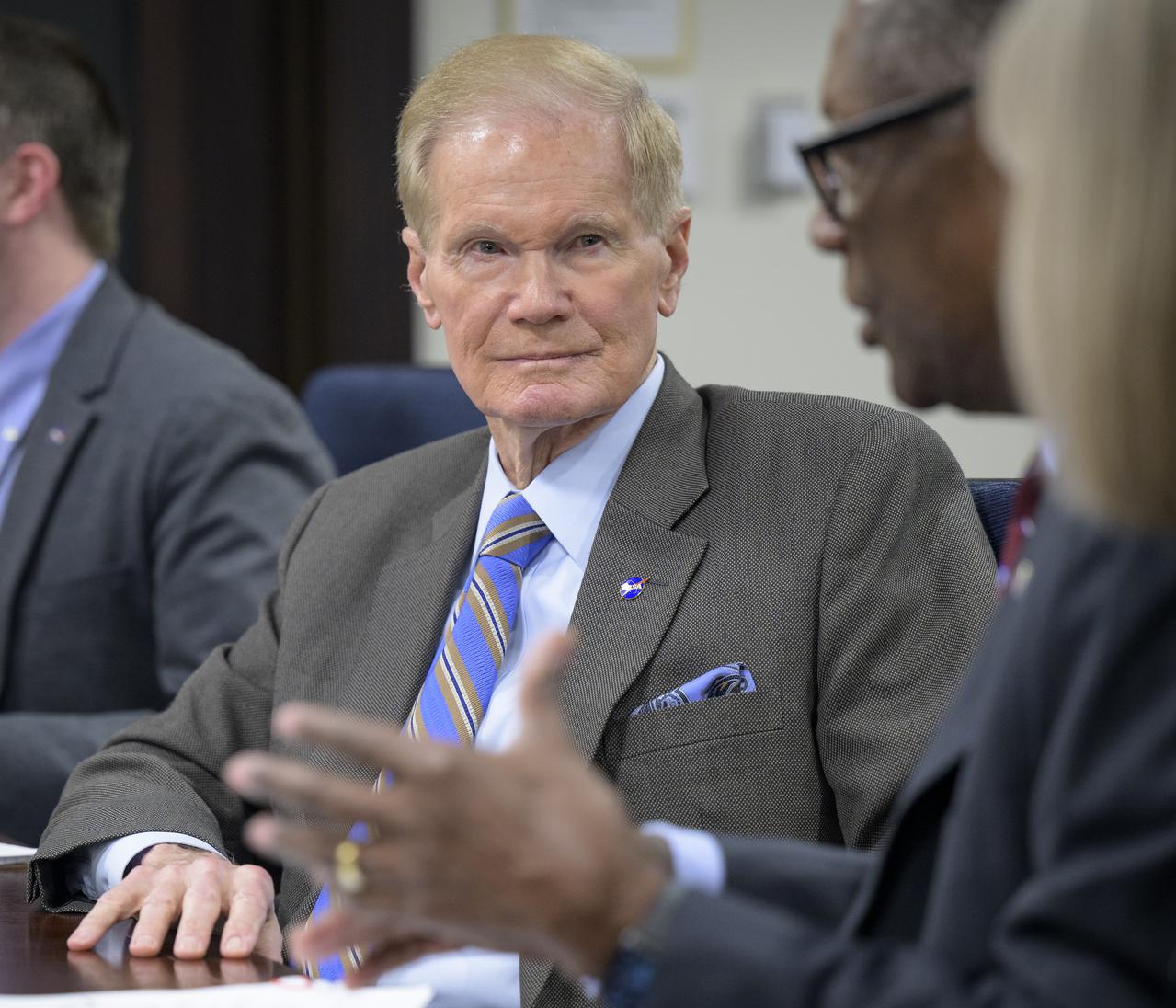 NASA Administrator Bill Nelson listens during an executive session of the NASA Advisory Council (NAC), Monday, Feb. 28, 2022, at the Mary W. Jackson NASA Headquarters building in Washington. Photo Credit: (NASA/Bill Ingalls)