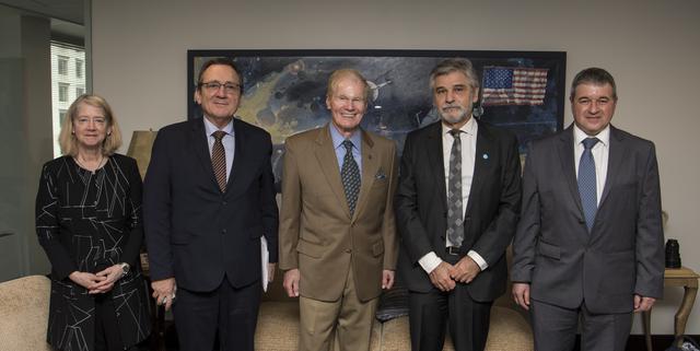 NASA image: (Admin Nelson Meets with Argentinian Space Agency)