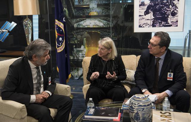 NASA image: (Admin Nelson Meets with Argentinian Space Agency)